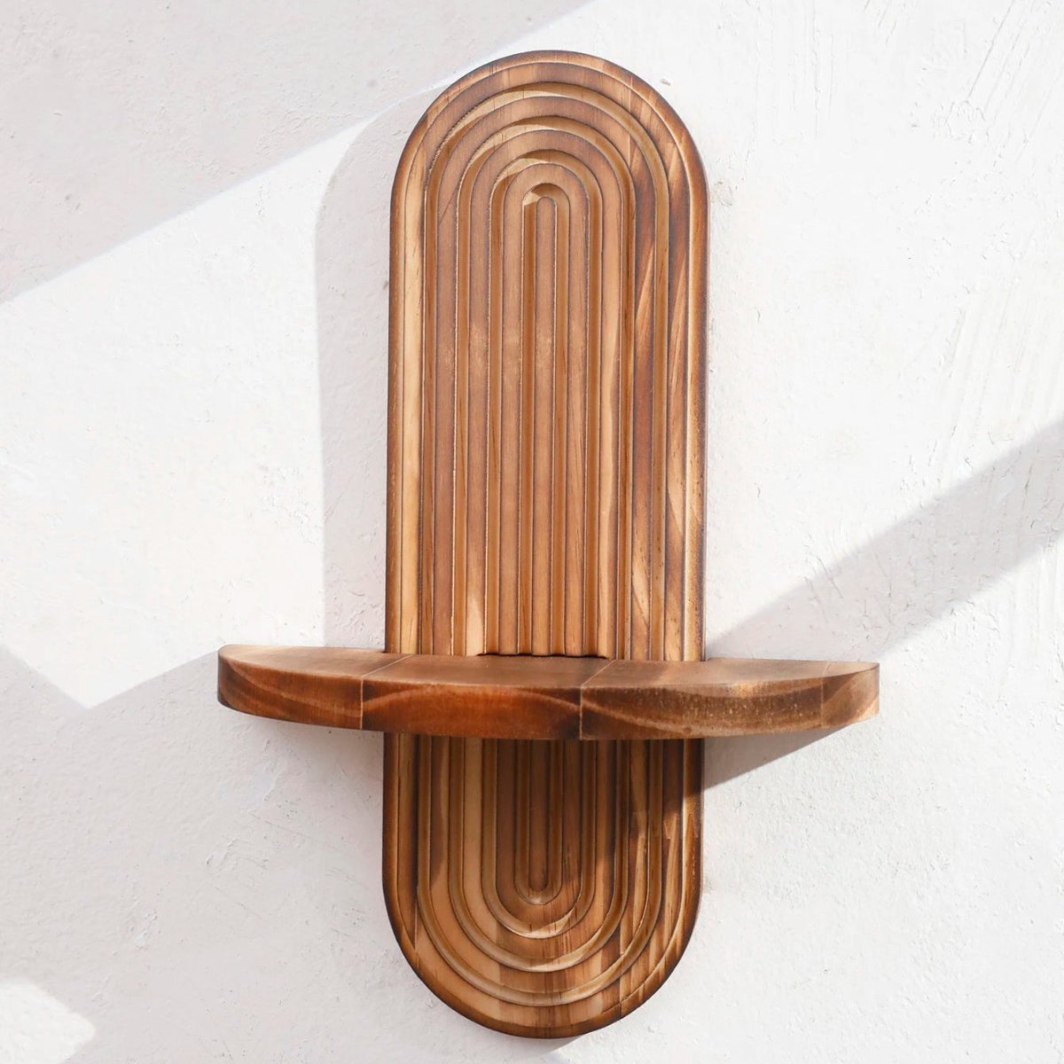 Stylish Geometric Wall Shelves for Elegant Interiors