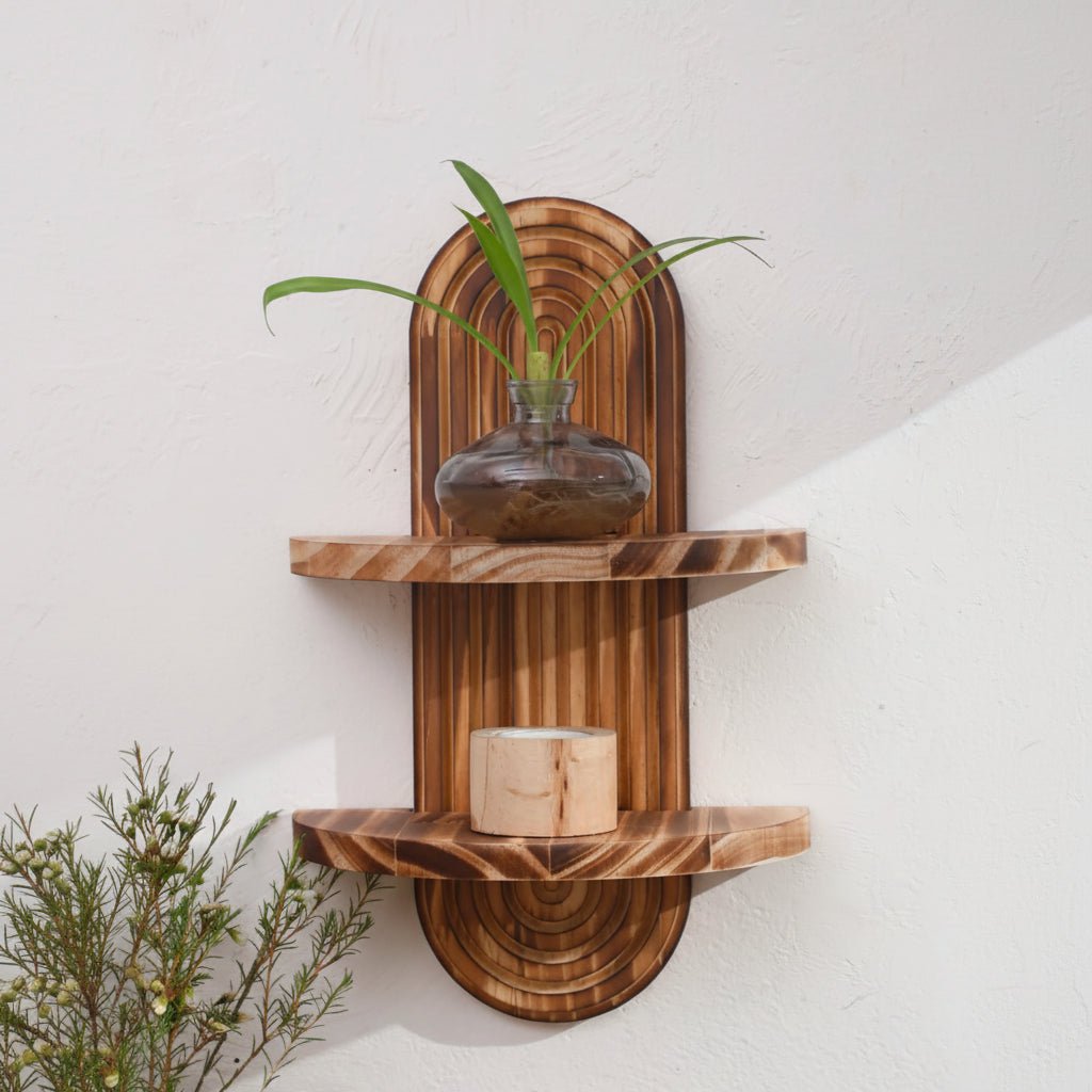 Stylish Geometric Wall Shelves for Elegant Interiors