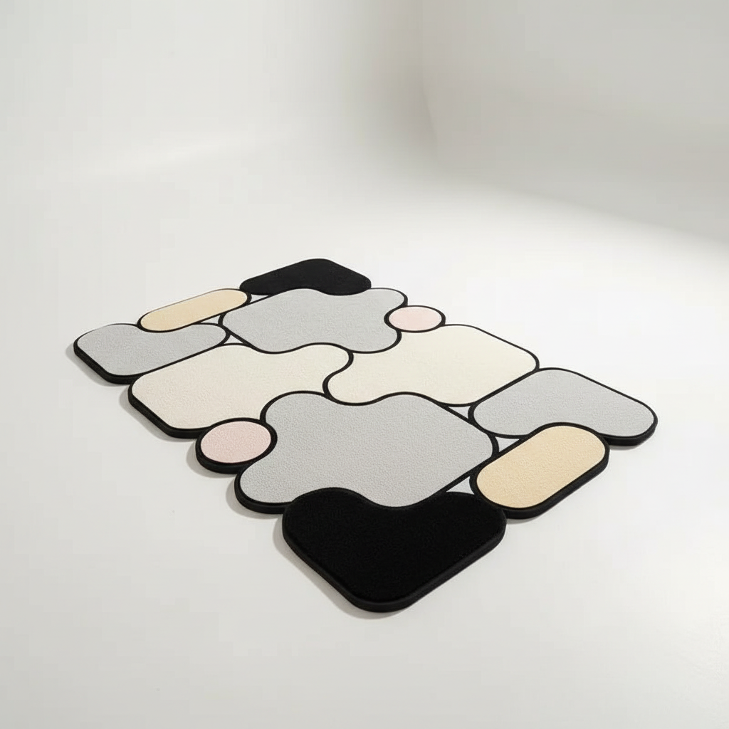 Soft Knit Bath Rug - Diatom-Infused Material