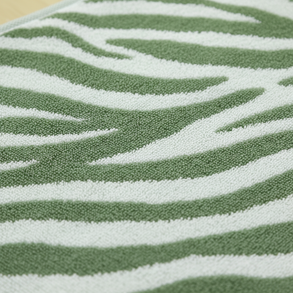 Cotton Towel with Stripes
