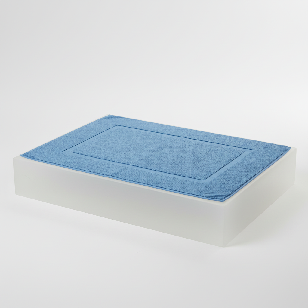 Soft Cotton Bath Mat - Machine Washable