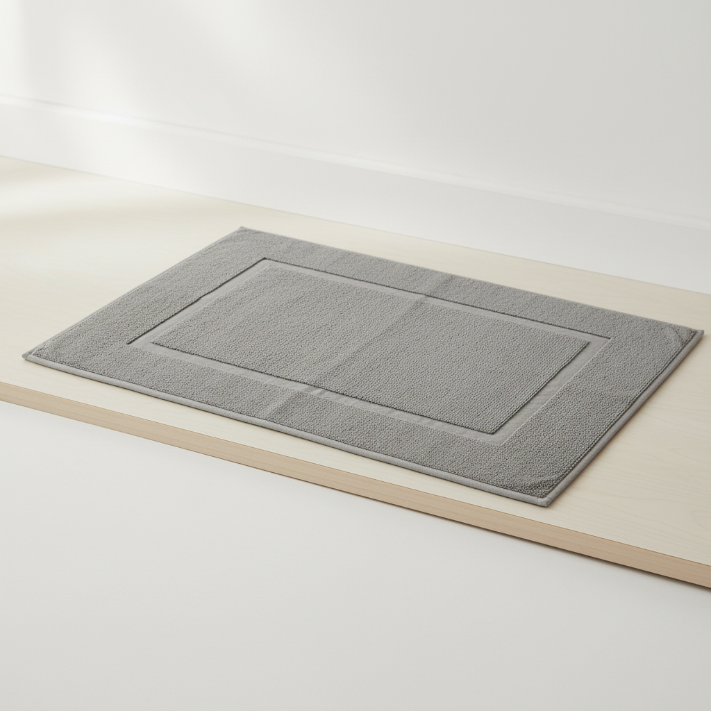 Soft Cotton Bath Mat - Machine Washable