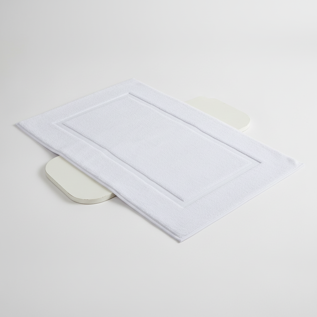 Soft Cotton Bath Mat - Machine Washable
