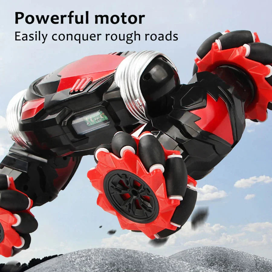 All-Terrain Remote Stunt Car with Dual Control Options
