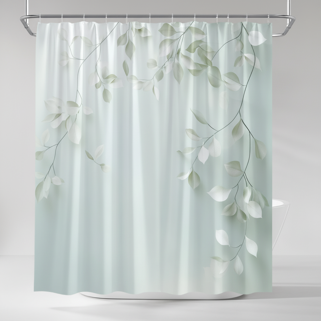 Calmweave Woven Shower Curtain in Polyester
