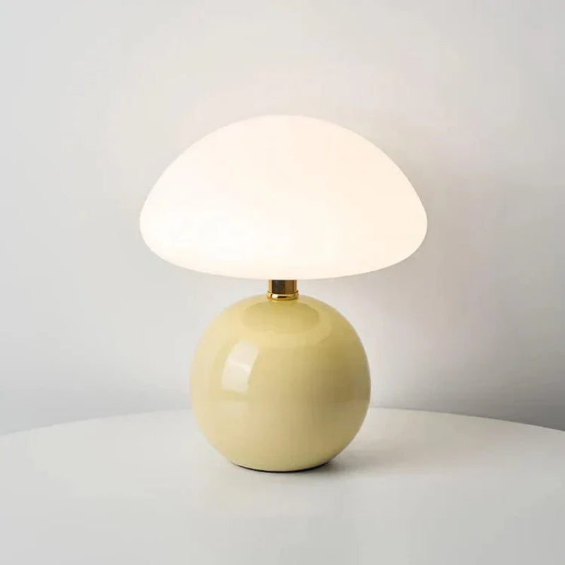 Charming LED Table Lamp with Mushroom Design for Any Room