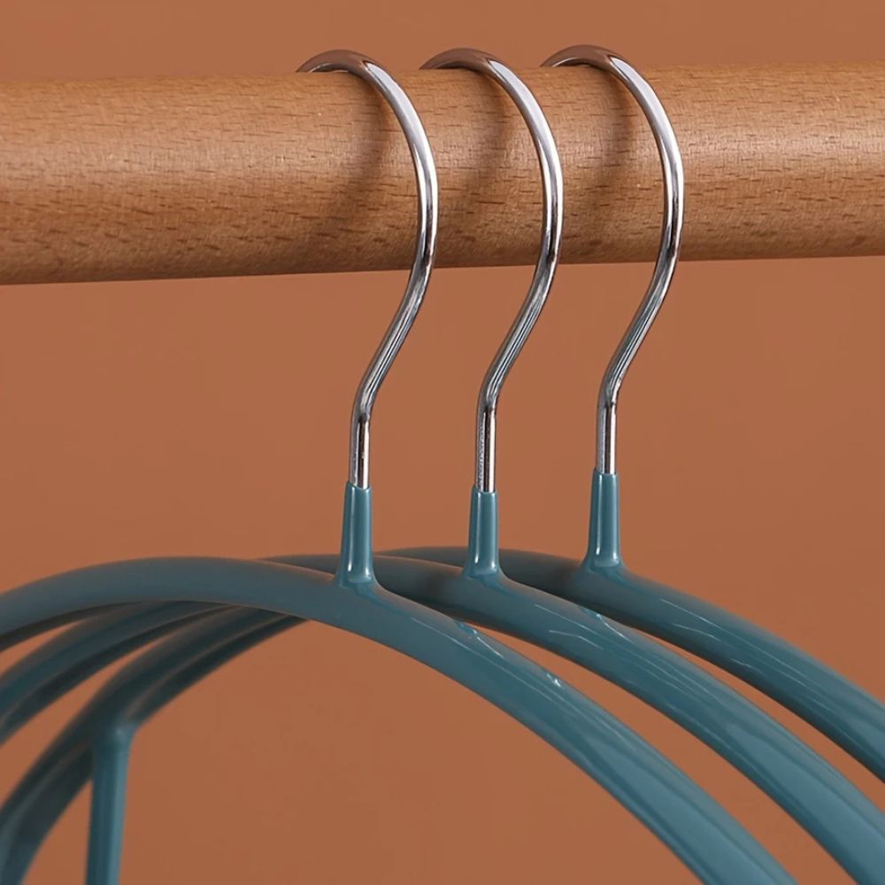 SleekEase | Premium Soft-Touch Clothes Hangers for a Neat Closet