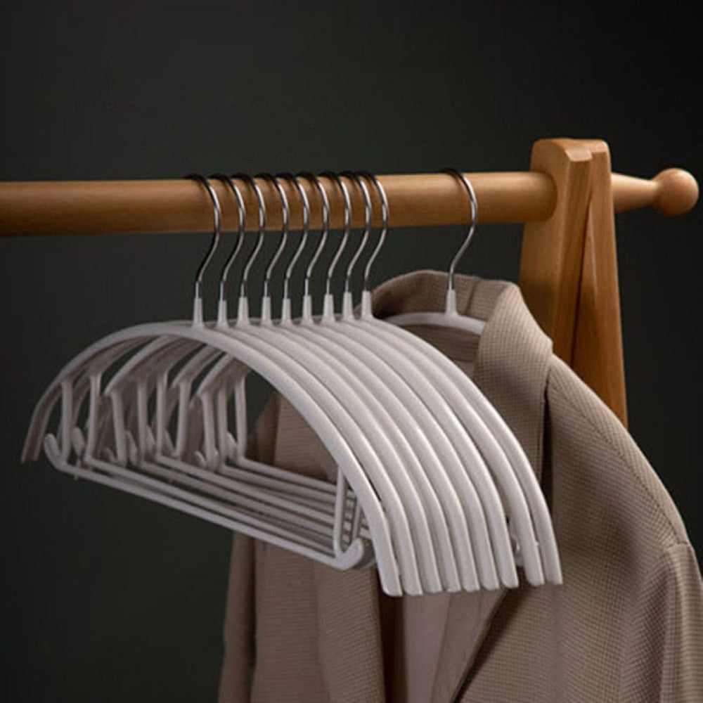 SleekEase | Premium Soft-Touch Clothes Hangers for a Neat Closet