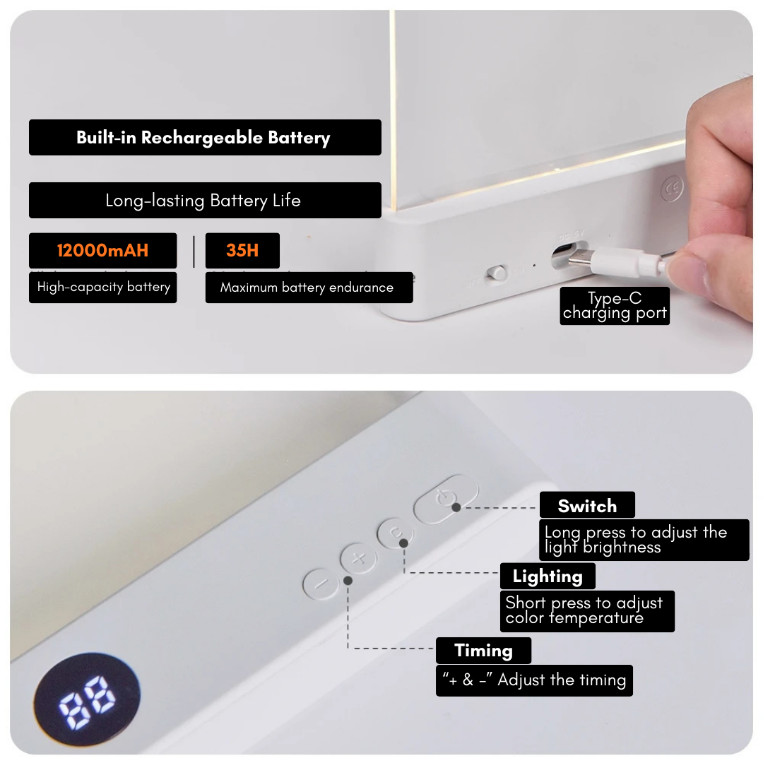 LumiFlex – Adjustable LED Light for Cozy Reading Nooks