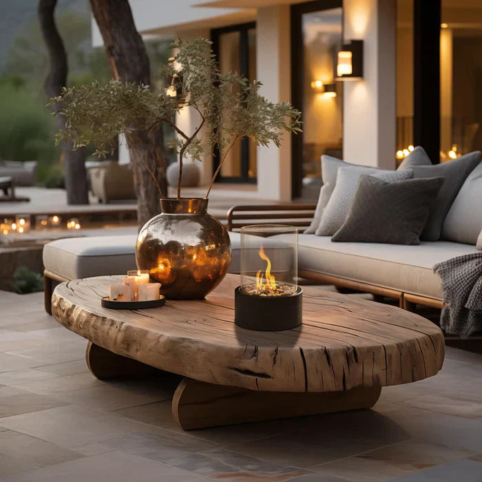 RadiantGlow | Stylish Portable Fire Lantern for Any Setting