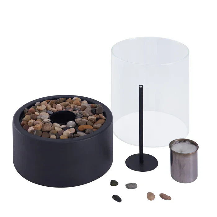 RadiantGlow | Stylish Portable Fire Lantern for Any Setting