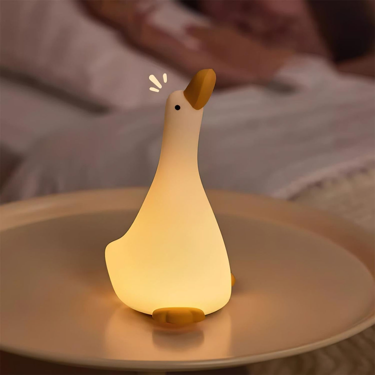 Charming Duck Lamp with Touch Control - USB Rechargeable