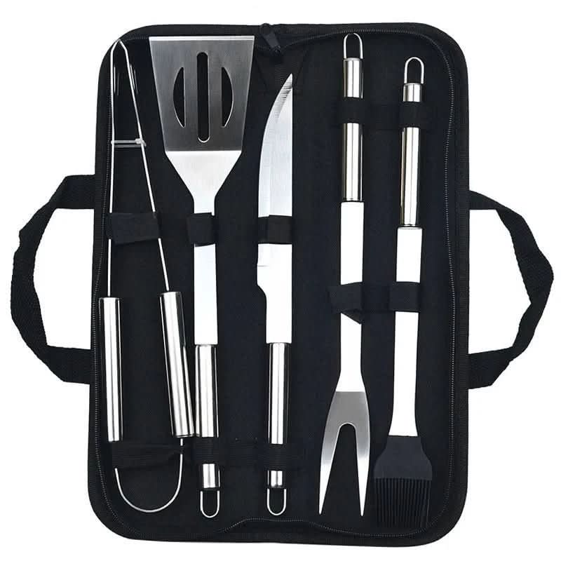 Ultimate Stainless Steel BBQ Tool Kit for Outdoor Chefs