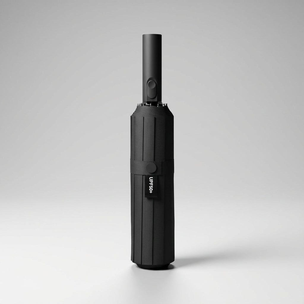 Spacious Reverse-Folding Umbrella for Protection Against Rain