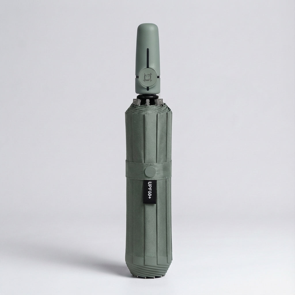 Spacious Reverse-Folding Umbrella for Protection Against Rain