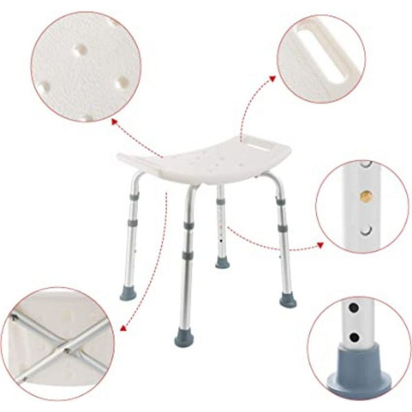 Compact Shower Seat for Safe and Comfortable Bathing