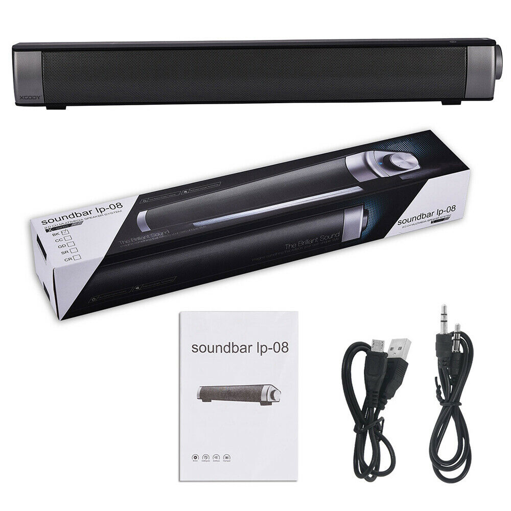 Portable Bluetooth Soundbar for Home and Travel