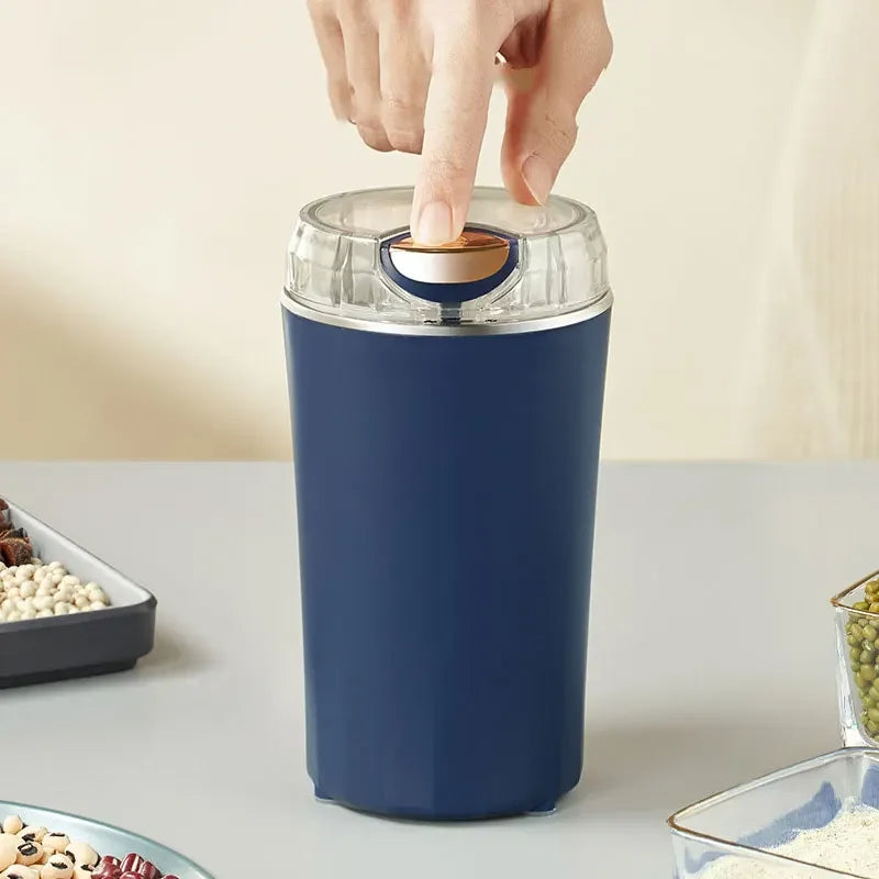 Compact Electric Spice & Coffee Grinder for Fresh Ingredients