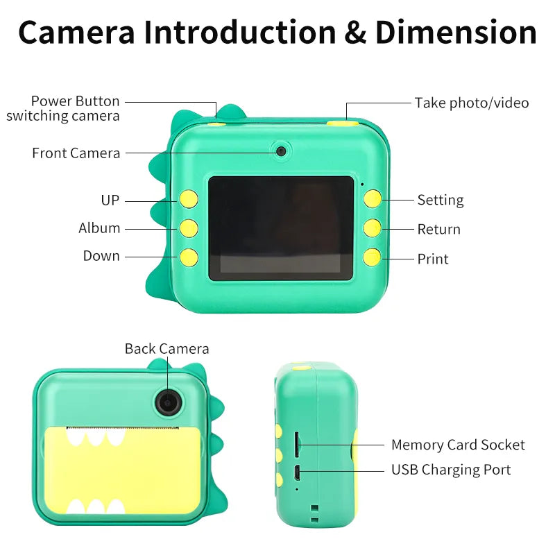 Instant Photo Fun: Kid-Friendly HD Camera