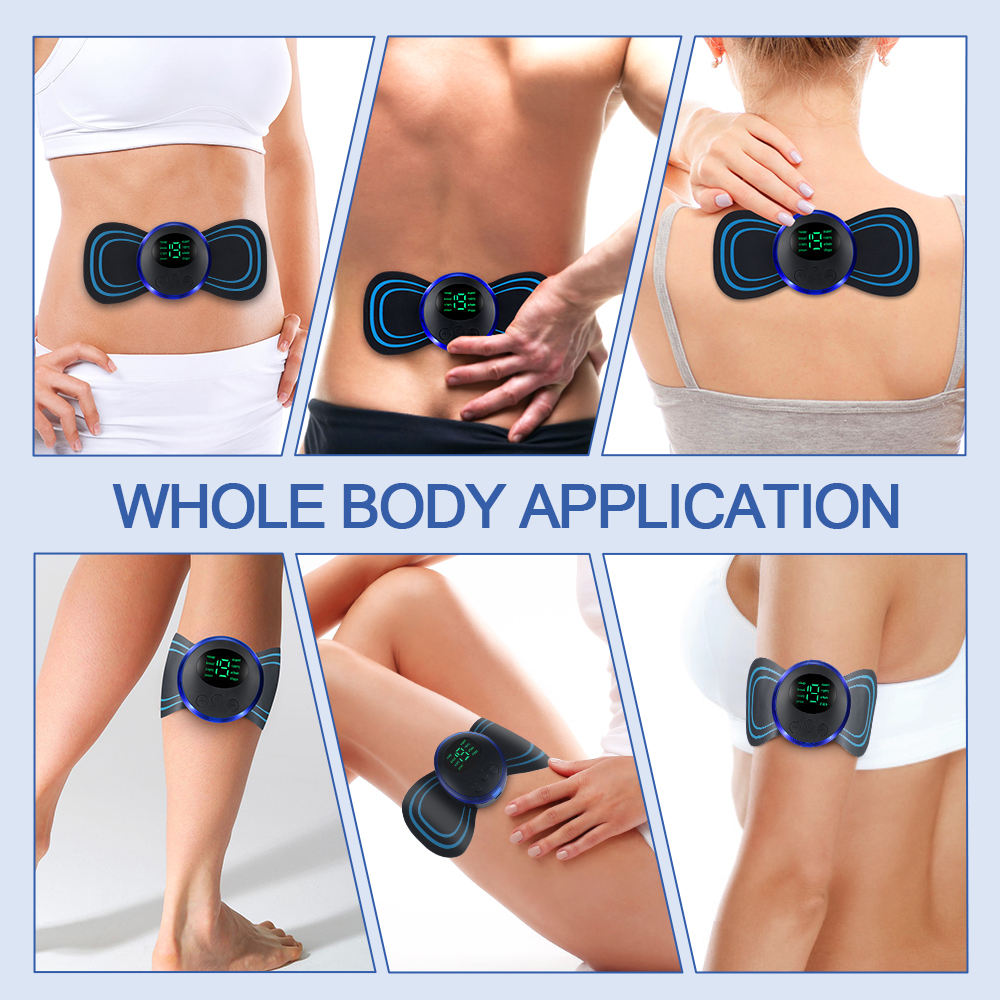Soothing Relief EMS Massage Pad for Muscle Recovery | Rechargeable & Portable