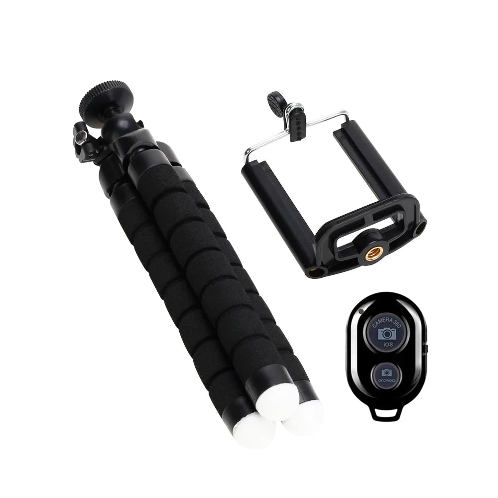 FlexiShoot Compact Tripod – Versatile Smartphone Stand for Travel