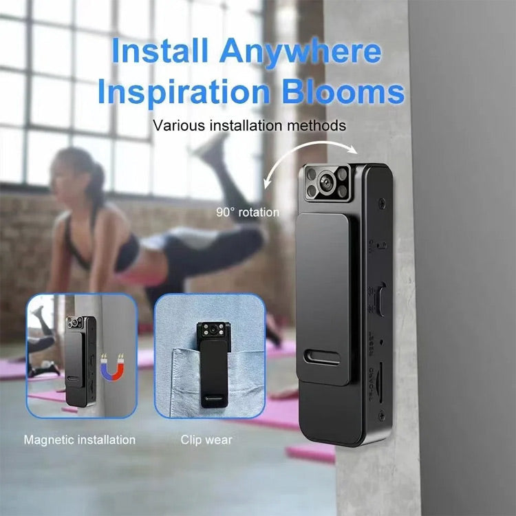 Compact Wearable Camera with Audio Recording