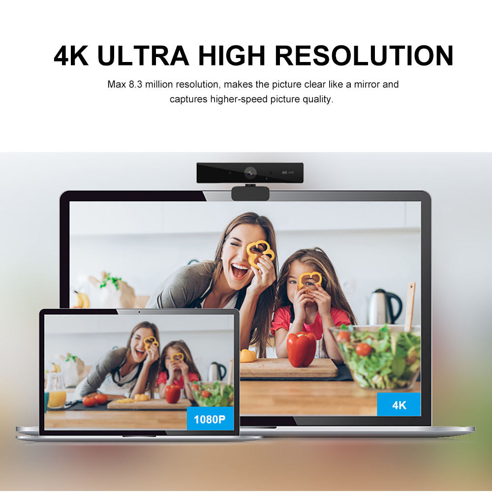Crystal Clear 4K Webcam for Professional Streaming