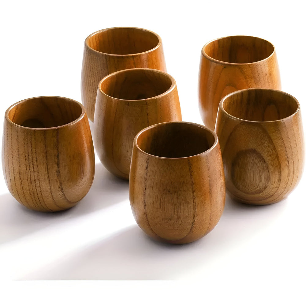 Eco-Friendly Wooden Beverage Cup for All Temperatures