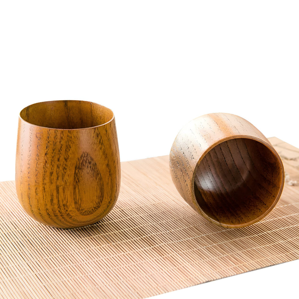 Eco-Friendly Wooden Beverage Cup for All Temperatures