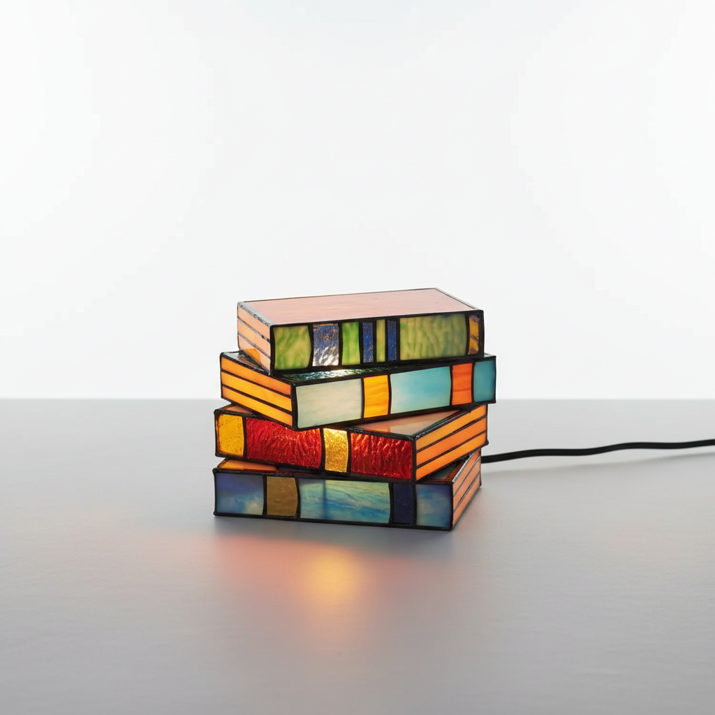 Artisan Plastic Lamp Sculpture
