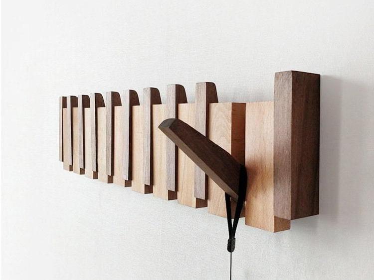 Artisan Crafted Wooden Coat Organizer