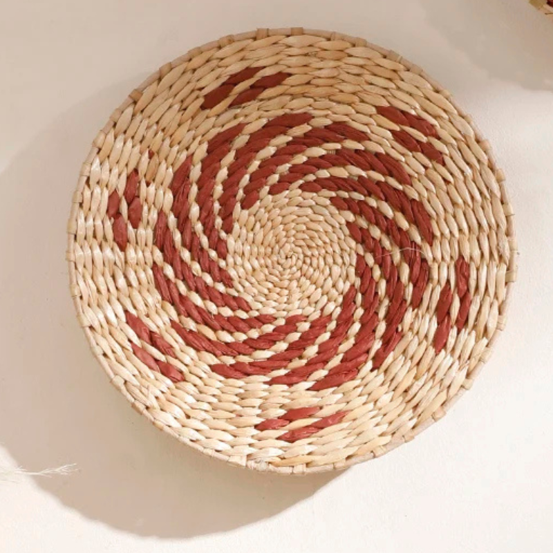 Artisan Woven Wall Decor Set – Natural Elegance for Your Home