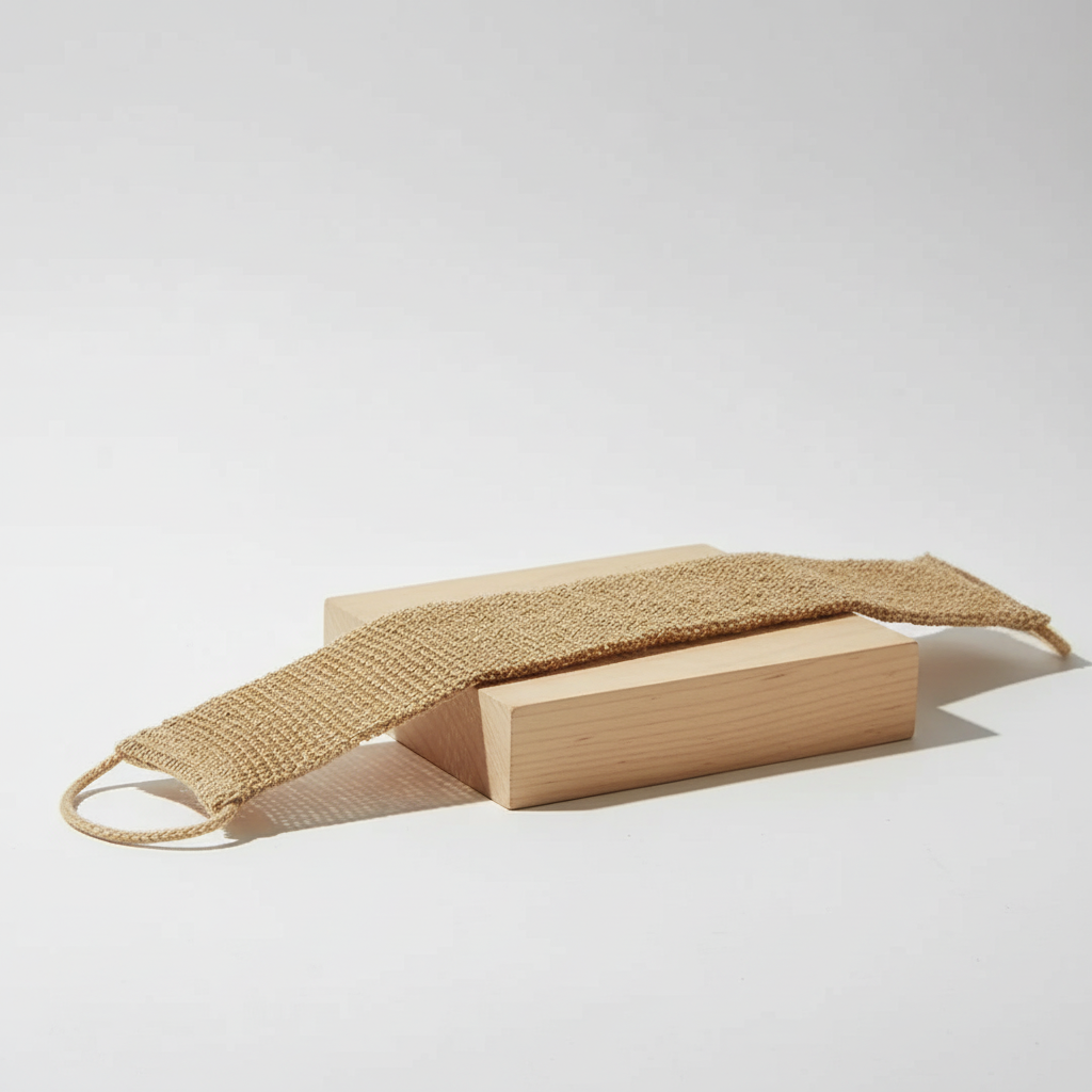 Hemp Bath Mitt for Gentle Exfoliation and Cleansing