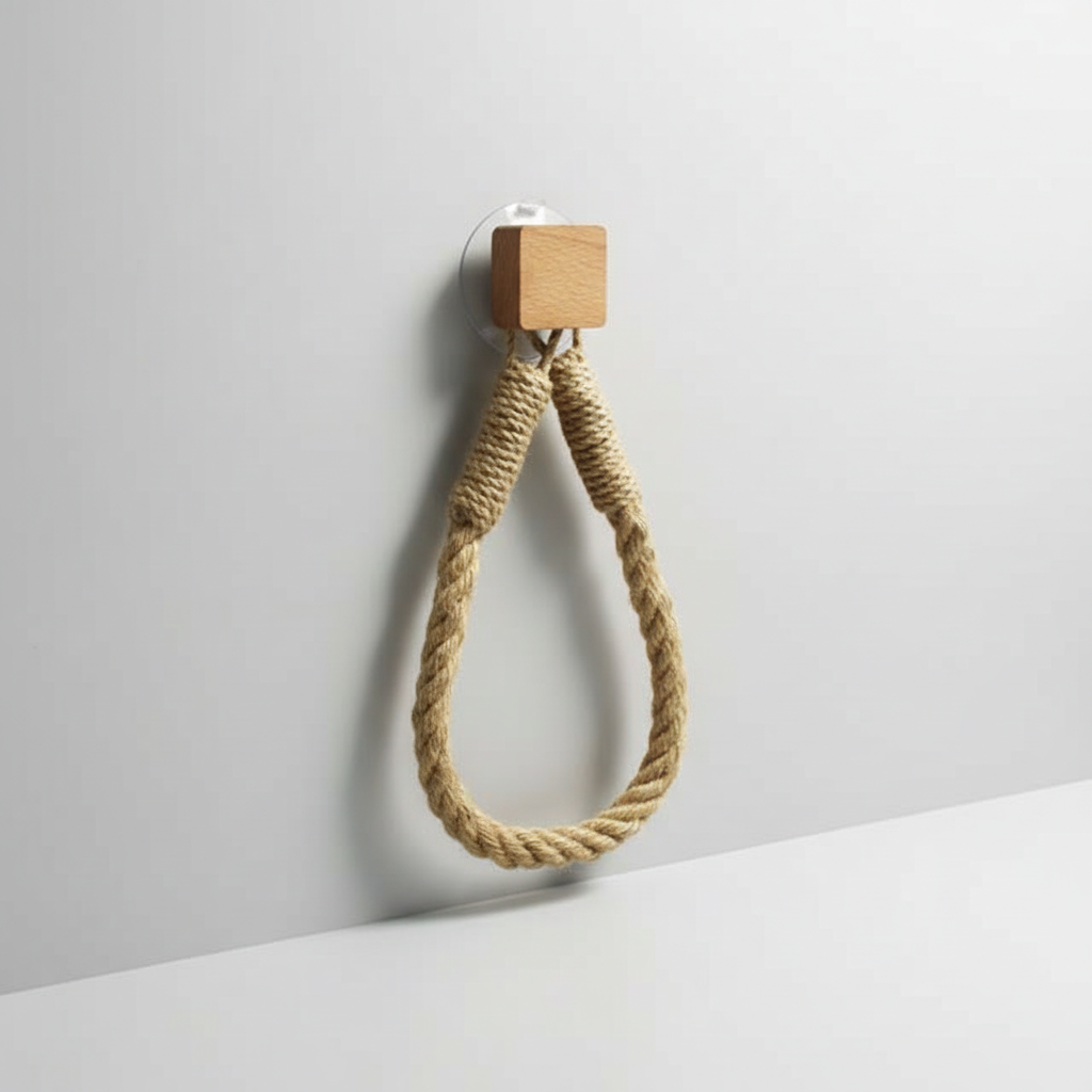 Hemp Rope Hanging Paper Dispenser