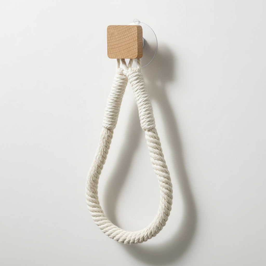 Hemp Rope Hanging Paper Dispenser