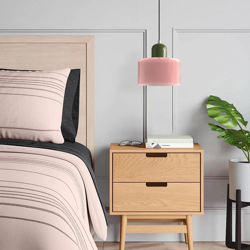 Elegant LED Hanging Light Fixture with Dimming Feature