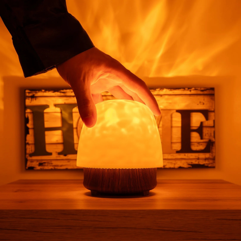 Lumosphere – Versatile Mood Lamp with Sound and Sleep Features