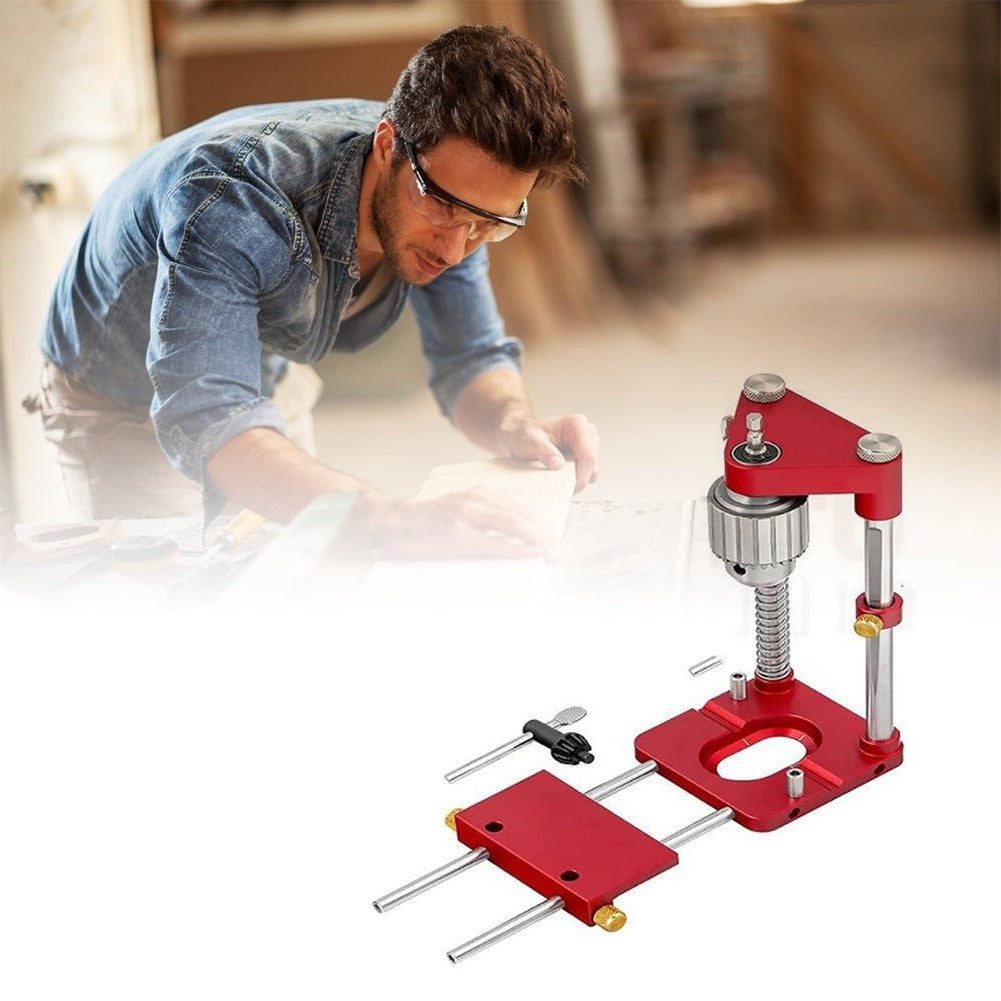 Precision Wood Drilling Guide with Adjustable Features