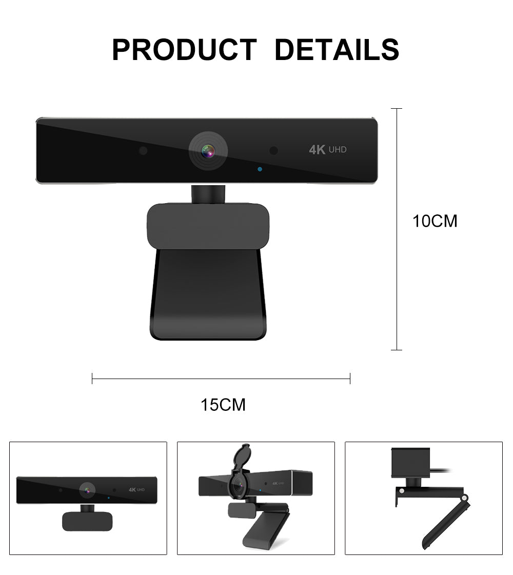 Crystal Clear 4K Webcam for Professional Streaming