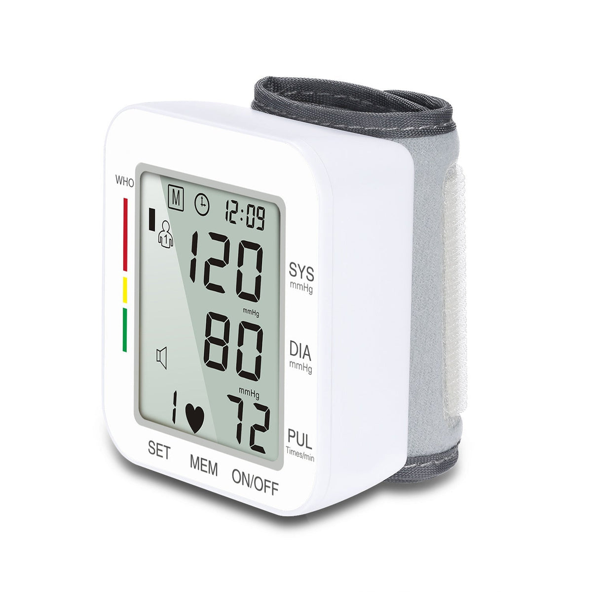 WellnessWise | Smart Wrist Blood Pressure Monitor with Voice Support