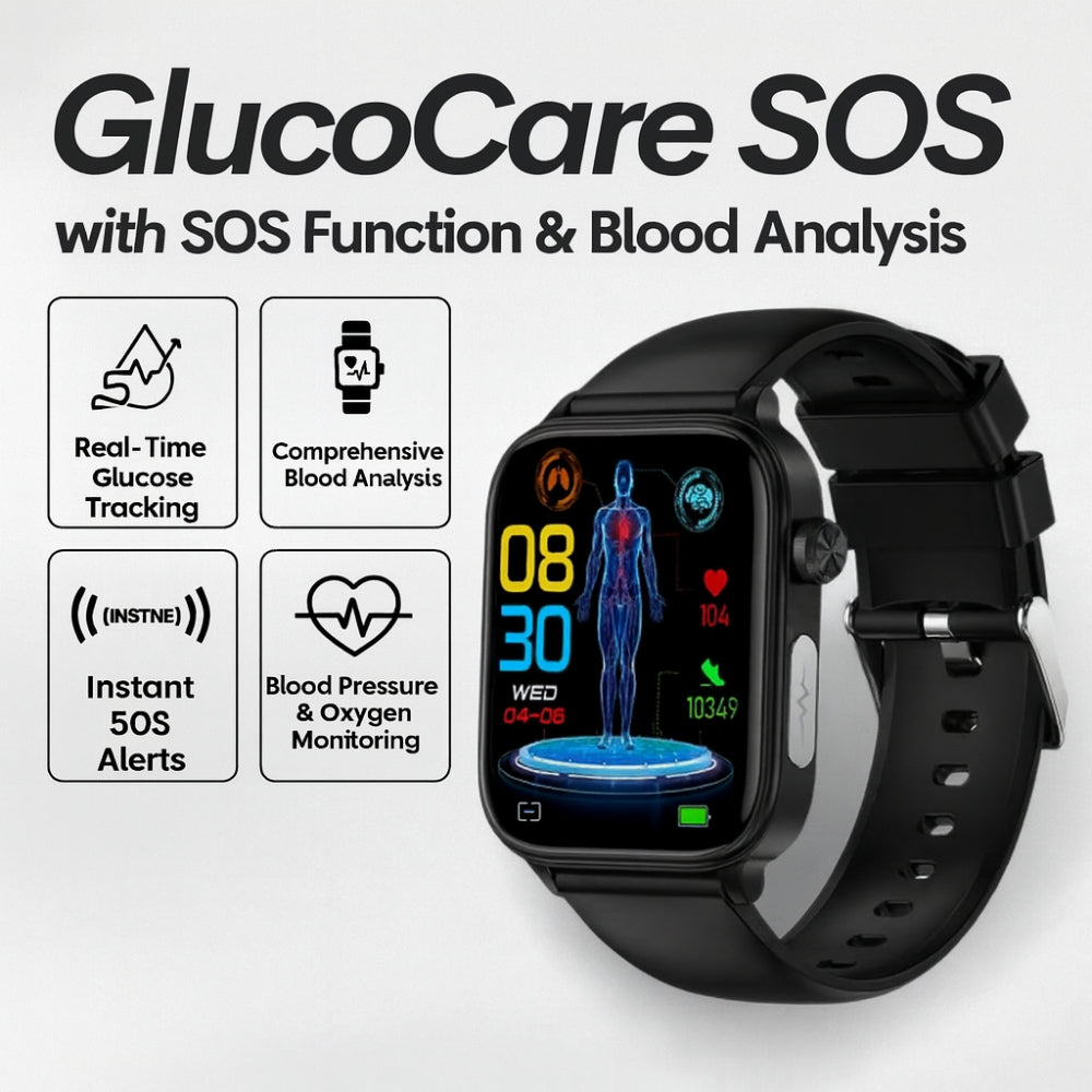 SafeTrack Pro | Smart Health Watch with GPS & SOS Alert