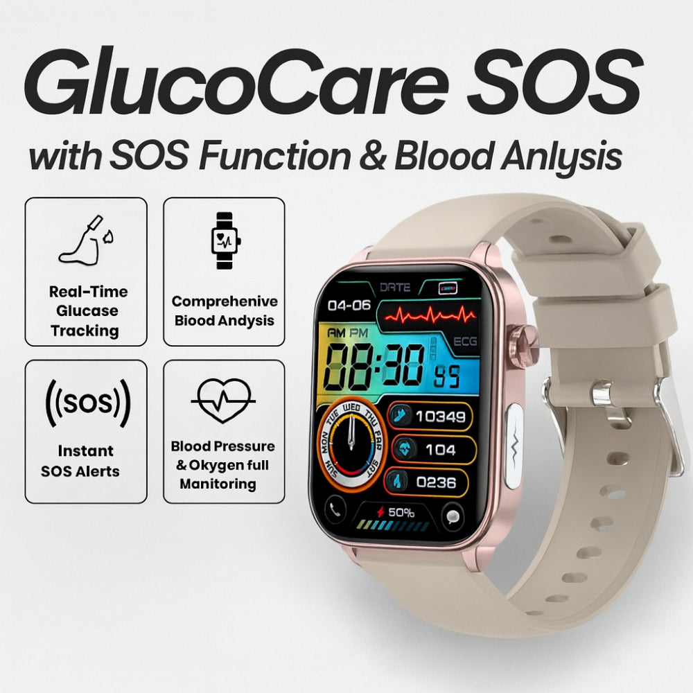 SafeTrack Pro | Smart Health Watch with GPS & SOS Alert