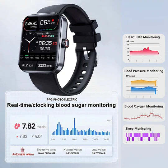 HealthMate Pro | Innovative Smartwatch with Glucose Monitoring