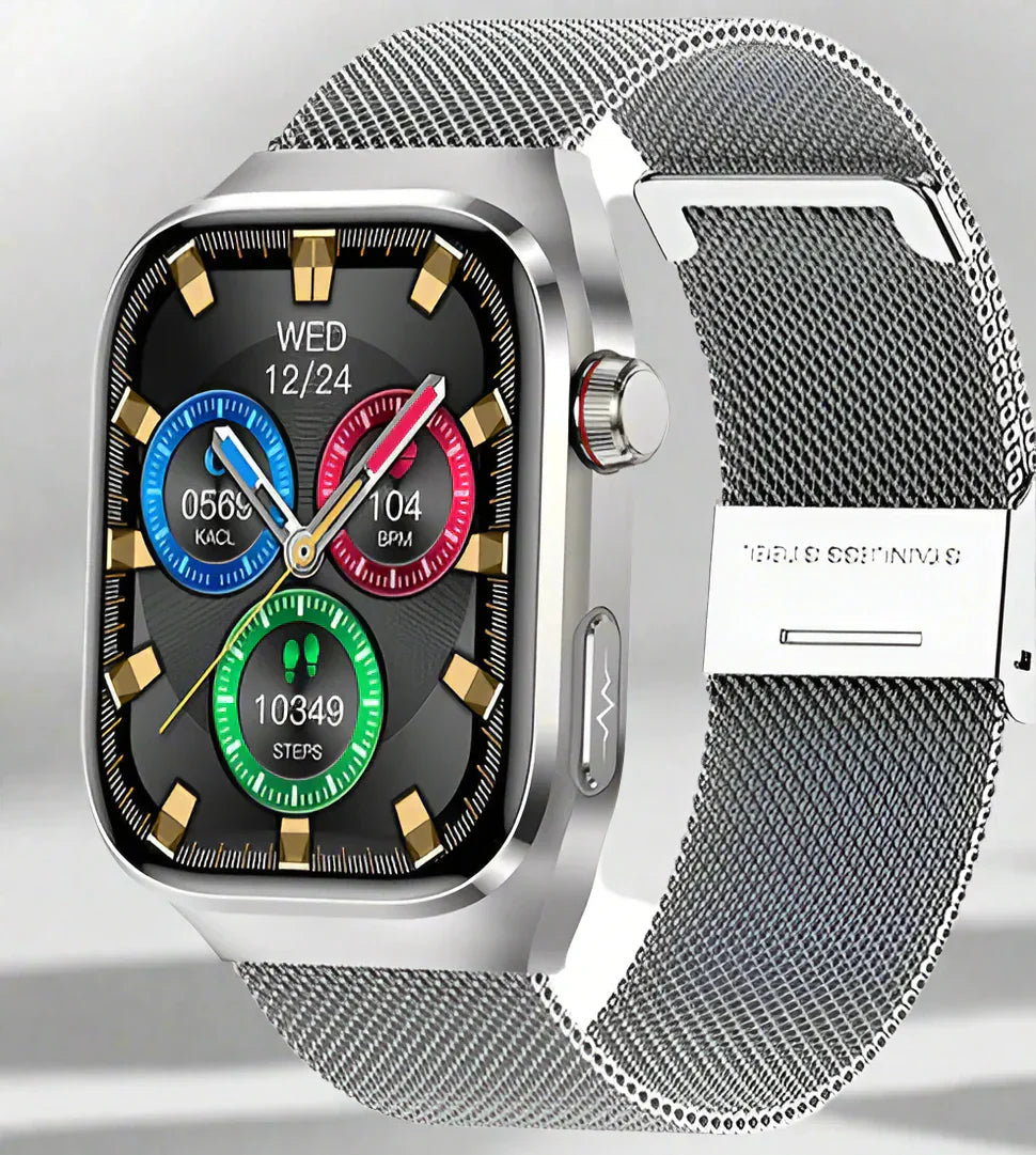 Wellness Tracker Smartwatch with AMOLED Display | All-in-One Health Insights