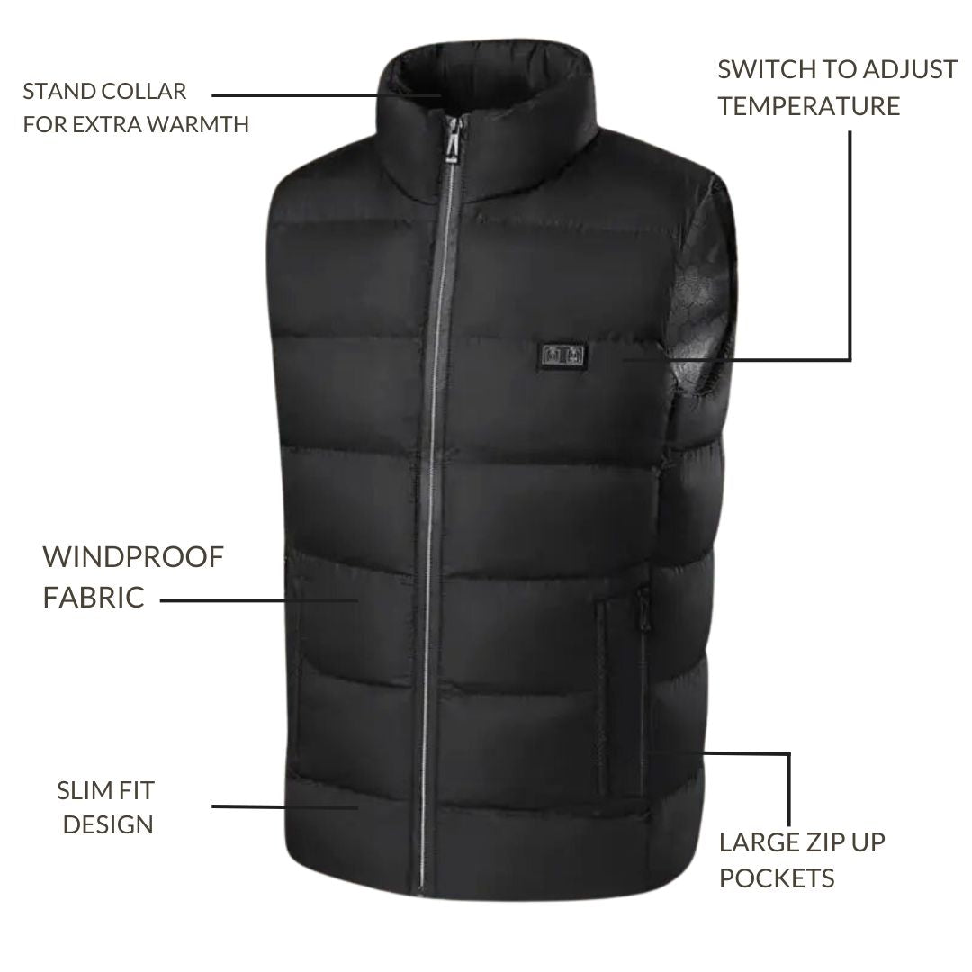 Unisex Electric Insulated Vest for Cozy Winter Days