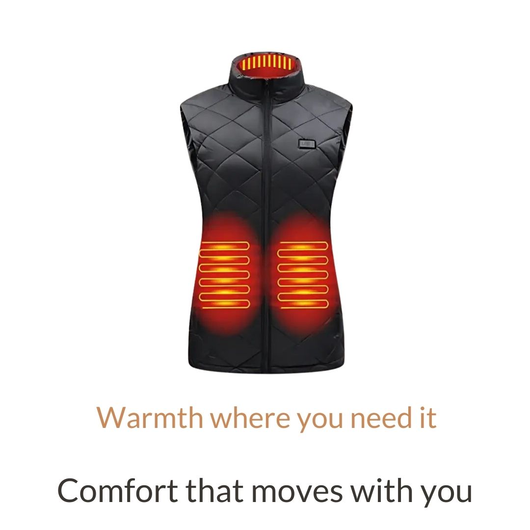 Stylish Women's Battery-Operated Heated Vest