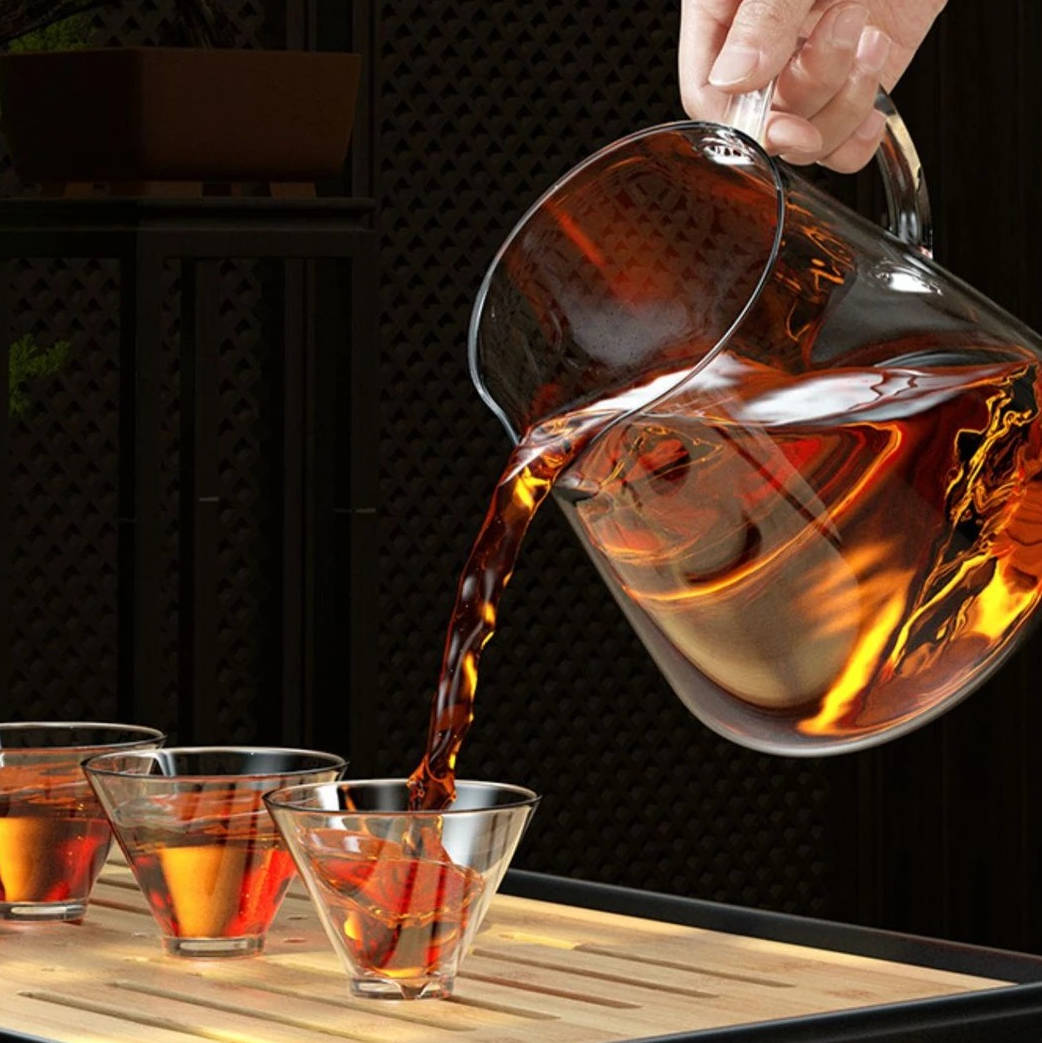 Elegant Glass Teapot with Stainless Steel Infuser