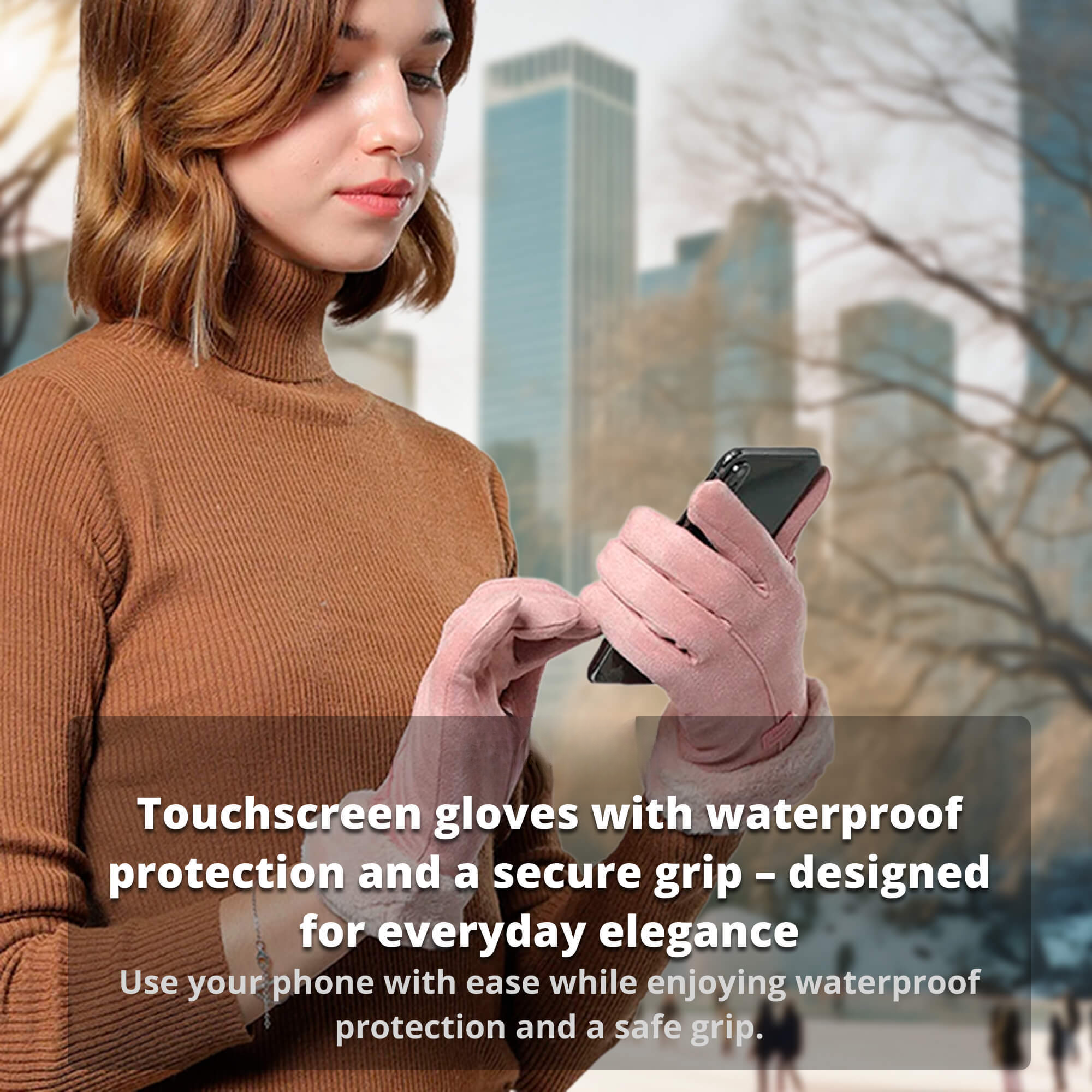 Thermal Tech Gloves for Women | Rechargeable & Waterproof Design