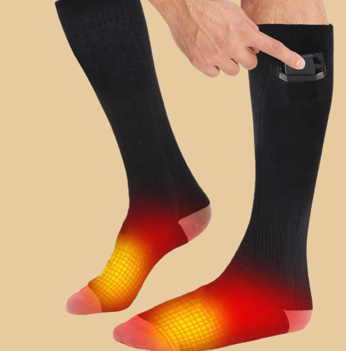 Rechargeable Warm Socks | Customizable Heat for Cozy Feet