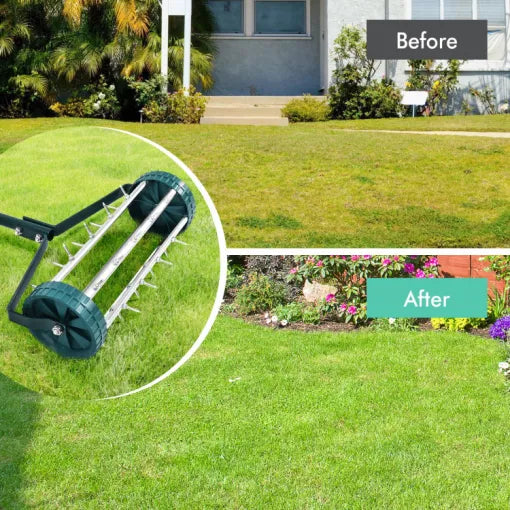 Durable Manual Lawn Aerator for Optimal Soil Health